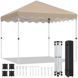 Pavillon 3x3m,One Push Faltpavillon Wasserdicht Stabil,Pop up Faltbar Gartenzelt mit 420D Oxford,Partyzelt uv Schutz 50+,Gartenpavillon