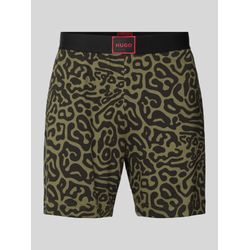 Shorts mit Label-Patch Modell 'Pufferfish'