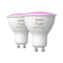 Philips Hue White and Color Ambiance GU10 Bluetooth 2er-Set - LED-Spot - Weiß