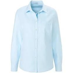 Bluse Hemdkragen Peter Hahn blau, 42