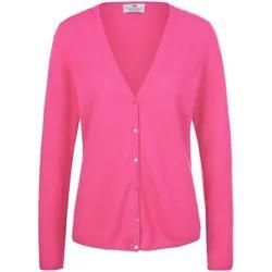 Strickjacke aus 100% Premium-Kaschmir Modell Cora Peter Hahn Cashmere pink, 36