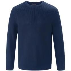 Rundhals-Pullover Louis Sayn blau, 54