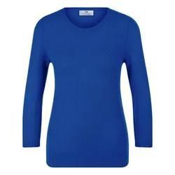 Rundhals-Pullover aus 100% Premium-Kaschmir Peter Hahn Cashmere blau, 44