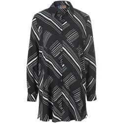 Long-Bluse WALL London schwarz, 36