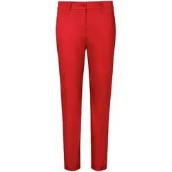 Knöchellange Hose Barbara Peter Hahn rot, 50