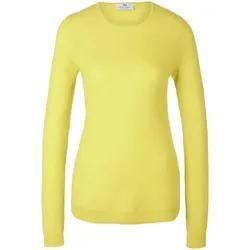 Rundhals-Pullover aus 100% Premium-Kaschmir Peter Hahn Cashmere grün, 38