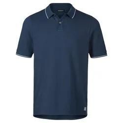 Piqué-Polo-Shirt 1/2-Arm Louis Sayn blau, 56