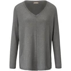 V-Pullover aus 100% Premium-Kaschmir include grau, 44