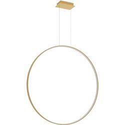 SOLLUX LIGHTING Hängeleuchte "RIO", gold (golden), H: 150cm, Lampen, Verteiltes Licht