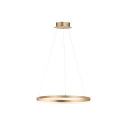 PAUL NEUHAUS Pendelleuchte "TITUS", LED, dimmbar, Simply Dim, Memory, nach Trennung vom Netz, Lampen, gold (messingfarben matt), Ø 60cm H: 120cm