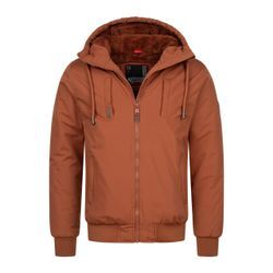 Winterjacke ALESSANDRO SALVARINI "ASWeighty", Herren, Gr. L, orange (terracotta), Obermaterial: 100% Polyester; Innenmaterial: 100% Polyester; Futter: 100% Polyester, Jacken, mit weichem Teddyfell innen