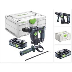 Festool - bhc 18-Basic Akku Bohrhammer 18 v 1,8 j sds Plus Brushless + 1x Akku 4,0 Ah + Systainer - ohne Ladegerät