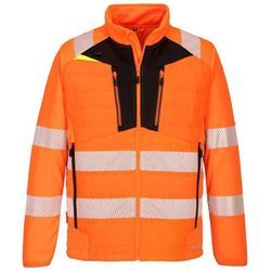 Warnschutz Hybrid-Steppjacke mit 6 Taschen Orange 3XL - Orange - Portwest