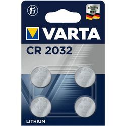 Batterie Lithium, Knopfzelle, CR2032, 3V - Electronics, Retail Blister (4-Pack) (06032 101 404) - Varta