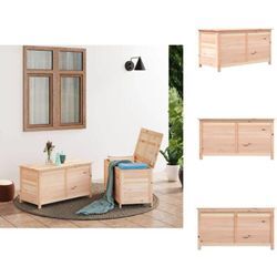 Gartenboxen - Living Outdoor-Kissenbox 100x50x56 cm Massivholz Tanne - Braun