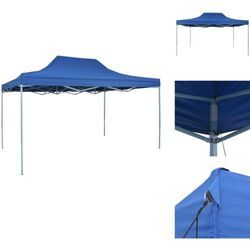 Vidaxl - Pavillons & Partyzelte - Living Faltzelt Pop-Up 3x4,5 m Blau - Blau