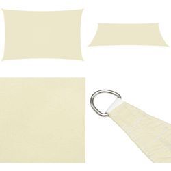 Sonnensegel Oxford-Gewebe Rechteckig 2x5 m Creme - Sonnensegel - Sonnenschutz - Home & Living - Creme