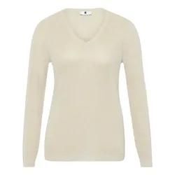 V-Pullover Anna Aura beige, 42