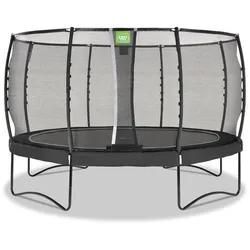 EXIT Trampolin Allure Premium Ø 427 cm schwarz + Premium Netz