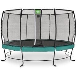 EXIT Trampolin Lotus Premium Ø 427 cm grün + Premium Netz