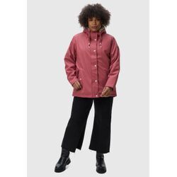 Regenjacke RAGWEAR "Marge", Damen, Gr. 5XL (50), rosa (dunkelrosa), Obermaterial: 100% Polyester, Futter: 100% Polyester, Wattierung: 100% Polyester, casual, tailliert Po-bedeckend, hoch geschlossener Ausschnitt, Langarm Ärmel ohne Ärmelschlitz normaler Saum, Jacken, warm gefütterter Damen Winter Regenmantel