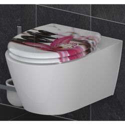 SCHÜTTE WC-Sitz mit Absenkautomatik Schnellverschluss WELLYNESS 82376