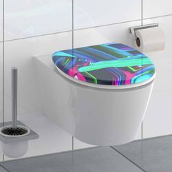 SCHÜTTE WC-Sitz mit Absenkautomatik NEON PAINT 82191