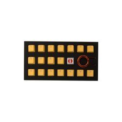 Tai-Hao 18-Key Rubber Double-shot Keycap-set - Orange 018C03OR101