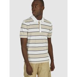 Daniel Hechter Poloshirt Herren Baumwolle gestreift, sand