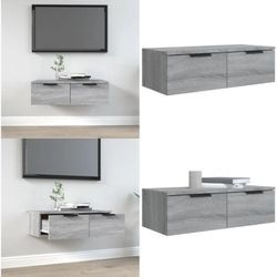 Wandschrank Grau Sonoma 68x30x20 cm Holzwerkstoff - Wandschrank - Wandschränke - Home & Living - Grau