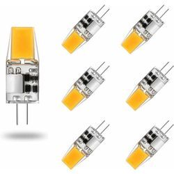 Ulisem G4 LED-Glühbirne, AC/DC, 12 V, 5 W, G4-LED-Lampen, Warmweiß 3000 K, Leuchtmittel, entspricht 50 W, Halogenlampe, 360° Abstrahlwinkel, kein