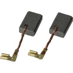 2x Kohlebürste 4,9 x 10,9 x 16,5 mm Ersatz für Makita CB325, cb 318, 194074-2 für Elektrowerkzeug - Vhbw