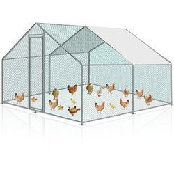 Wolketon - TolleTour Hühnerstall 3x6x2m Hühnerhaus Kleintierstall Freilaufgehege Kleintiergehege Voliere Freigehege Hühnerkäfig Geflügelstall