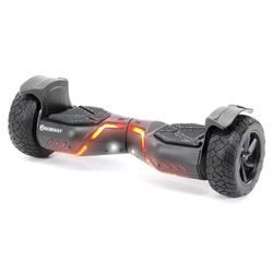 ROBWAY X2 Offroad-Hoverboard fürs Gelände, Erwachsene und Kinder, 8,5 Zoll, App, Bluetooth, 700 Watt (Schwarz Matt, Offroad)