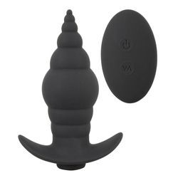 Analplug „Bulbous butt plug“, 9 Vibrationsmodi per kabelloser Fernbedienung