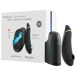 Toy-Set „Pleasure Pair“ mit Arcwave-Masturbator Ion und Womanizer Premium 2