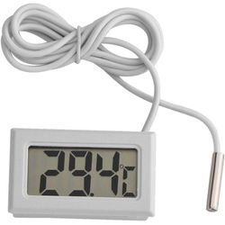 Ej.life - LCD-Digital-Thermometer, Mini-Temperaturmessgerät Sonde Sensor Digital LCD-Thermometer