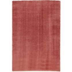 Hochflor-Teppich OCI DIE TEPPICHMARKE "Soft Dream" Teppiche Gr. B/L: 80 cm x 150 cm, 30 mm, 1 St., rot (rosenholz) Esszimmerteppiche besonders weich durch Microfaser, Wohnzimmer