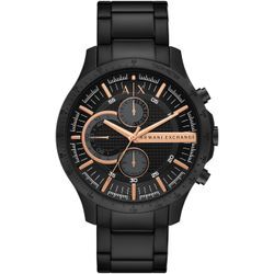 Chronograph ARMANI EXCHANGE "AX2429" Armbanduhren schwarz Herren Quarzuhr, Armbanduhr, Herrenuhr, Stoppfunktion, Edelstahlarmband