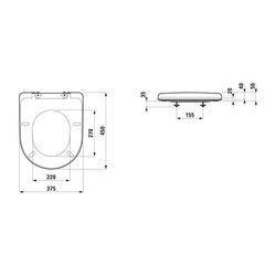 Laufen WC-Sitz mit Deckel Pro mit Absenkautomatik, Weiß H8939590000001