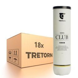 Tennisbälle im Karton Tretorn Serie+ Club (white can) - 18 x 4B