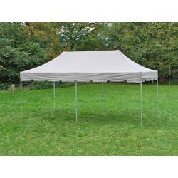 Dancover Faltzelt Faltpavillon Wasserdicht FleXtents PRO "Peaked" 3x6m Latte