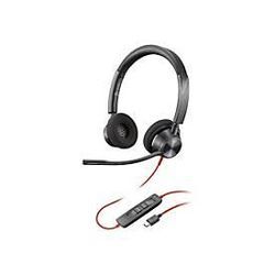 Poly Blackwire 3320 - Blackwire 3300 series - Headset - On-Ear - kabelgebunden - USB-C