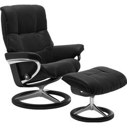 Relaxsessel STRESSLESS "Mayfair" Sessel Gr. Leder PALOMA, Signature Base Schwarz, Relaxfunktion-Drehfunktion-Plus™System-Gleitsystem-BalanceAdapt™, B/H/T: 83cm x 102cm x 73cm, schwarz (schwarz paloma) mit Signature Base, Größe S, M & L, Gestell Schwarz