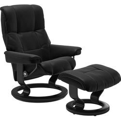 Relaxsessel STRESSLESS "Mayfair", schwarz (schwarz batick), B:79cm H:101cm T:73cm, Leder BATICK: BATICK ist ein leicht korrigiertes, durchgefärbtes und genarbtes Möbelleder, bei dem die meisten Unebenheiten und Spuren in der Regel entfernt wurden., Leder PALOMA: PALOMA ist ein durchgefärbtes Semianilin-Möbelleder mit natürlicher Narbung., ROHLEDER Stoff Q2 FARON: Ein fester zuverlässiger Bouclu00e