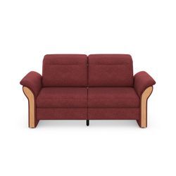 3-Sitzer HOME AFFAIRE "Dangast", lila (chianti), Sofas, B/H/T: 200cm x 92cm x 102cm, Struktur,mitmotorischer Relaxfunktion links, Luxus-Microfaser EUPHORIA 100% Polyester, Luxus-Microfaser Lederoptik 100% Polyester, Easy Care 100% Polyester, Kopfteilverstellung, wahlweise auch mit motorischer Relaxfunktion, B:200cm H:92cm T:102cm