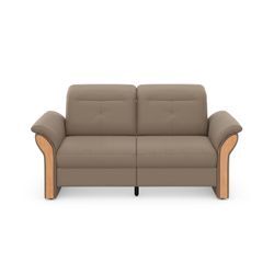 3-Sitzer HOME AFFAIRE "Dangast", grau (taupe), Sofas, B/H/T: 200cm x 92cm x 102cm, Easy care,mitmotorischer Relaxfunktion rechts, Luxus-Microfaser EUPHORIA 100% Polyester, Luxus-Microfaser Lederoptik 100% Polyester, Easy Care 100% Polyester, Kopfteilverstellung, wahlweise auch mit motorischer Relaxfunktion, B:200cm H:92cm T:102cm