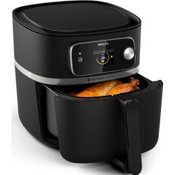 PHILIPS Heissluftfritteuse "HD9880/90 Airfryer XXL, 8,3 l", schwarz, B:31,5cm H:40,3cm T:30,7cm, Fritteusen, mit WiFi Konnektivität, 50 AutoCook Programmen und Warmhaltefunktion