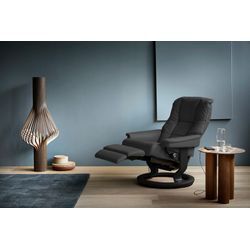 Relaxsessel STRESSLESS "Mayfair", grau (charcoal dinamica), B:79cm H:101cm T:77cm, Leder BATICK: BATICK ist ein leicht korrigiertes, durchgefärbtes und genarbtes Möbelleder, bei dem die meisten Unebenheiten und Spuren in der Regel entfernt wurden., Leder PALOMA: PALOMA ist ein durchgefärbtes Semianilin-Möbelleder mit natürlicher Narbung., ROHLEDER Stoff Q2 FARON: Ein fester zuverlässiger Bouclu00e