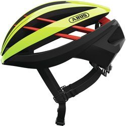 Rennradhelm ABUS "AVENTOR" Gr. S, gelb (neon gelb), Helme, S Kopfumfang: 51cm - 55cm